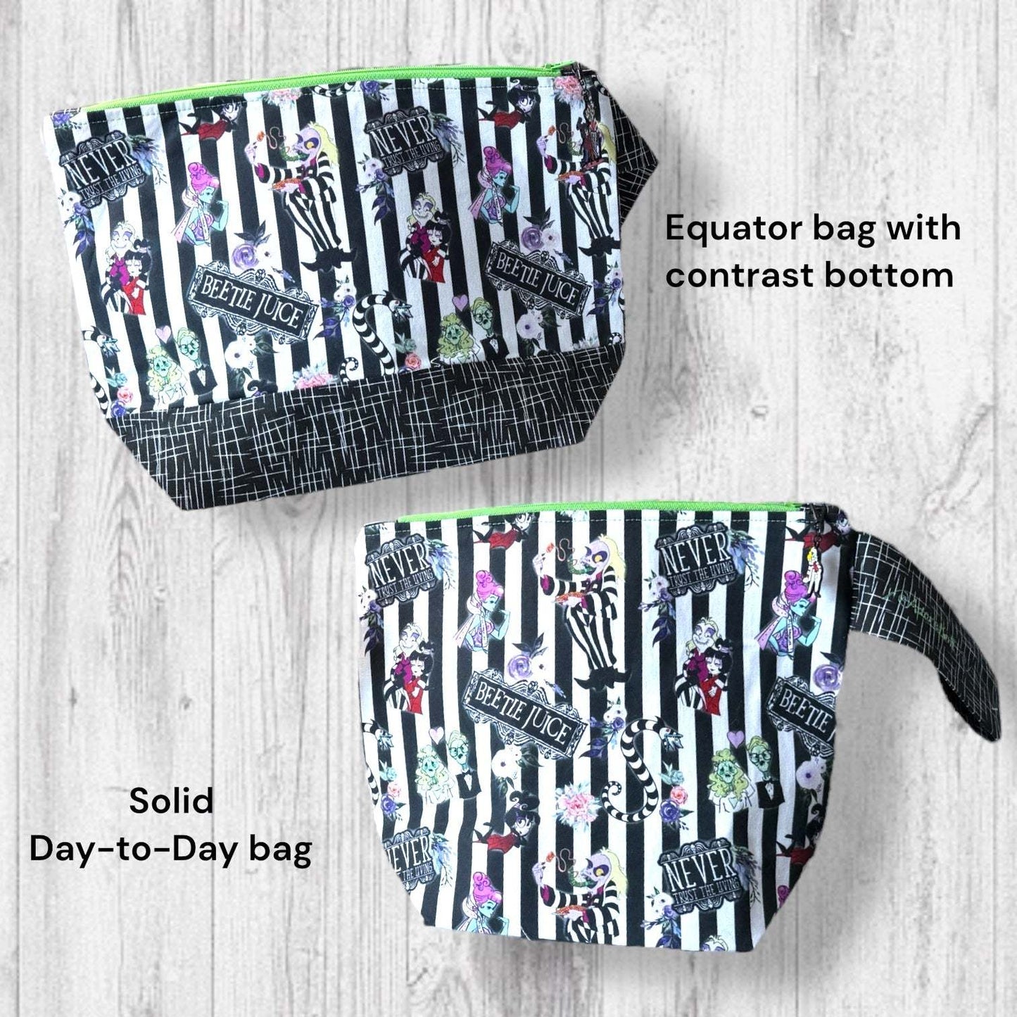 Beetlejuice Stripes Project Bag