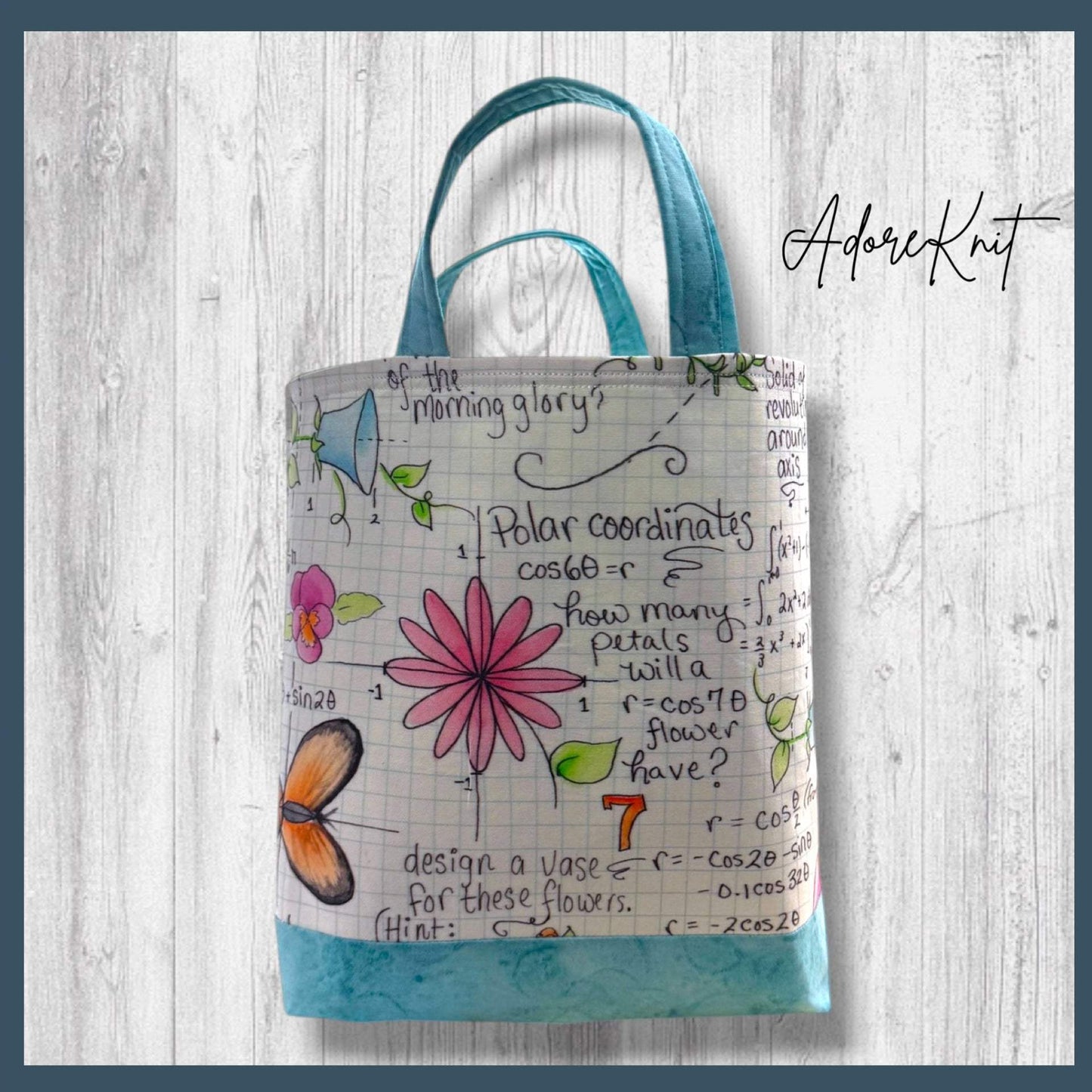 The Limit Does Not Exist (for my yarn stash) Project Bag