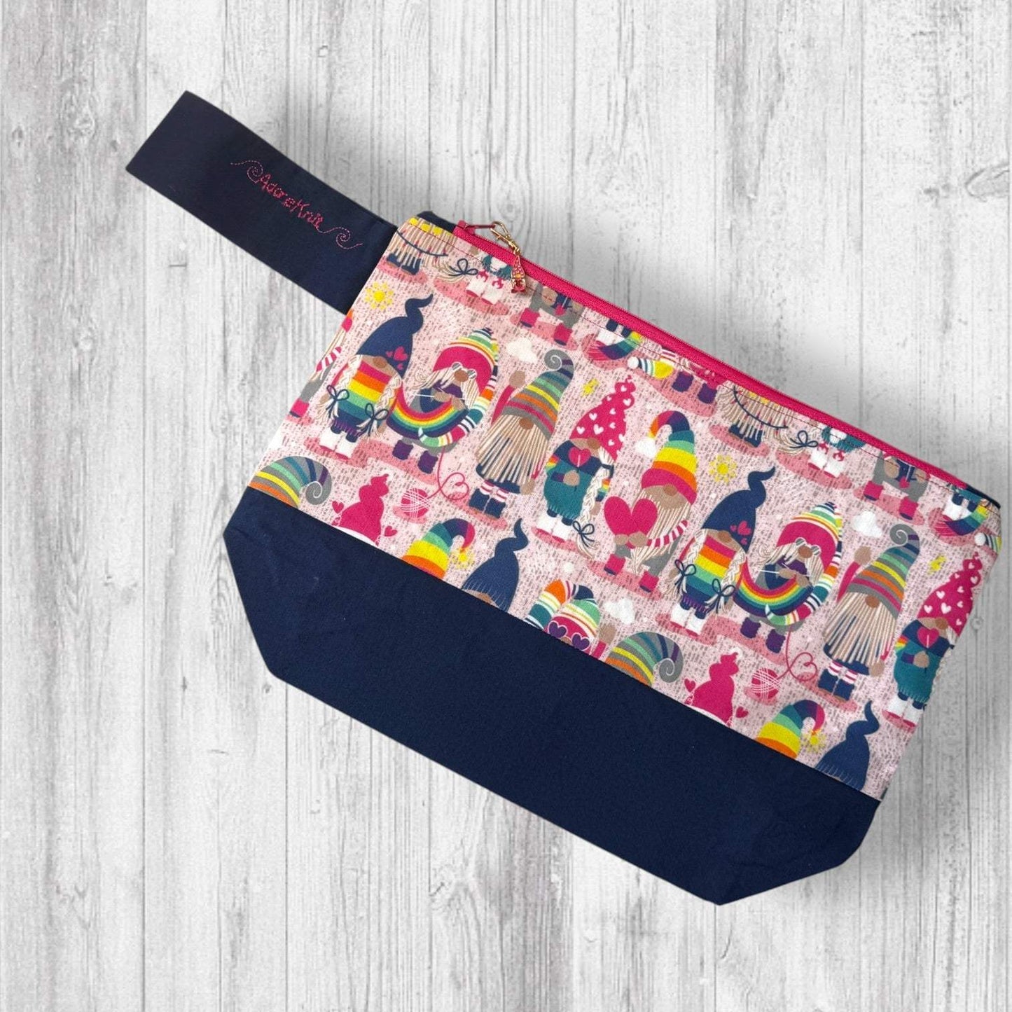 Choose Happy Gnomes Project Bag