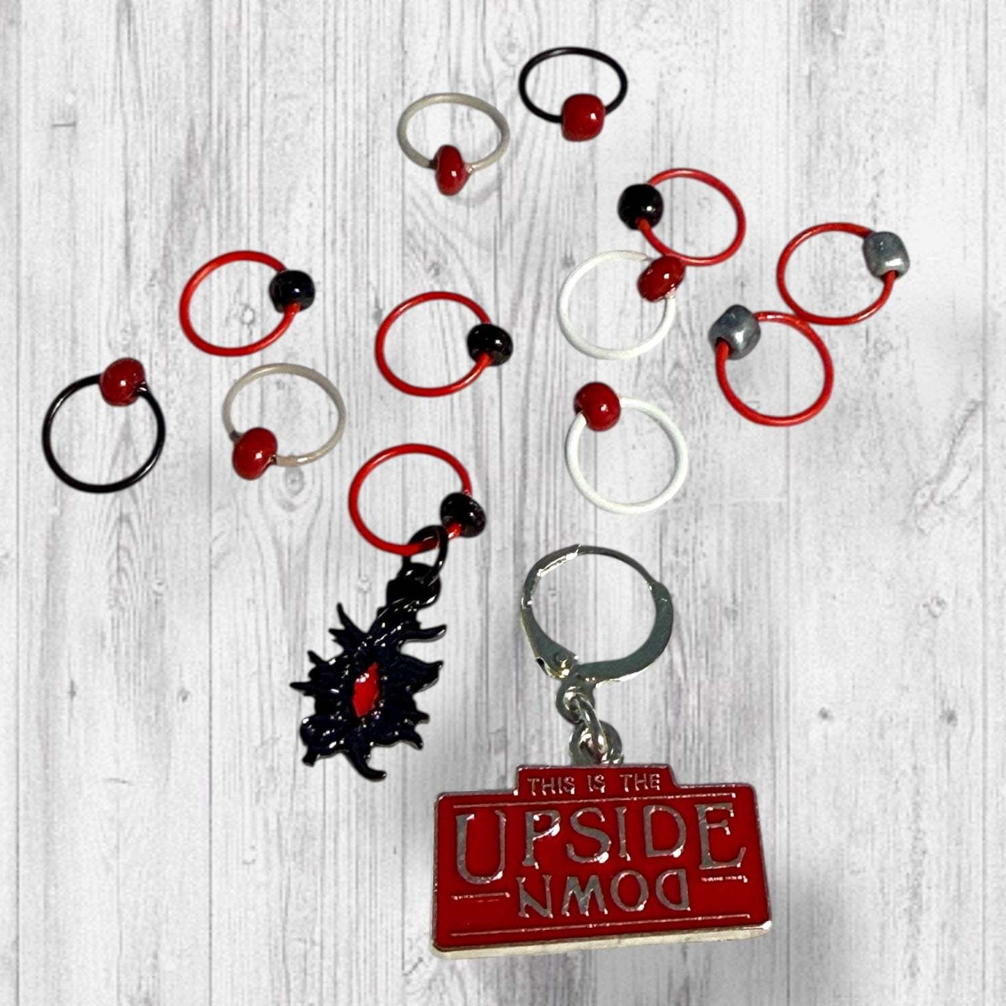 Telekinetic Hero Inspired Progress and Stitch Markers