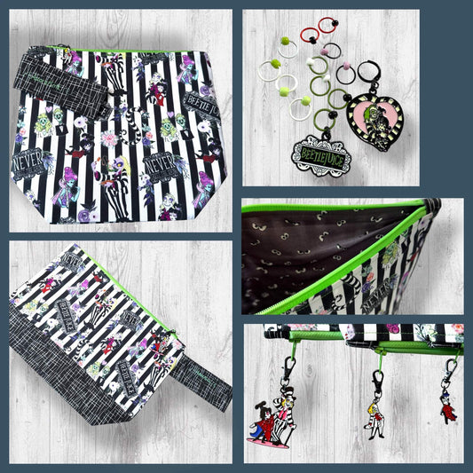 Beetlejuice Stripes Project Bag