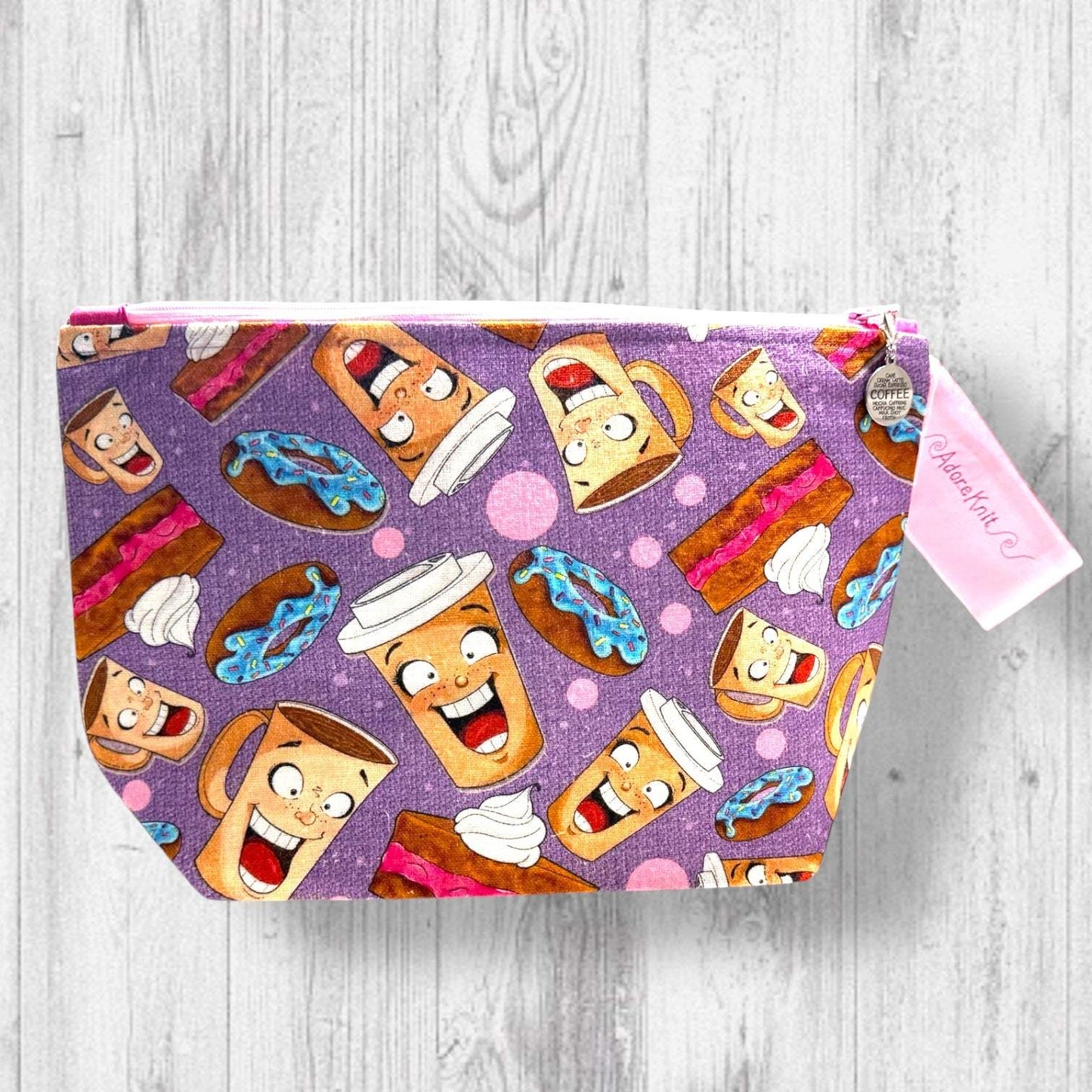 Caffeinated Cuties Project Bag