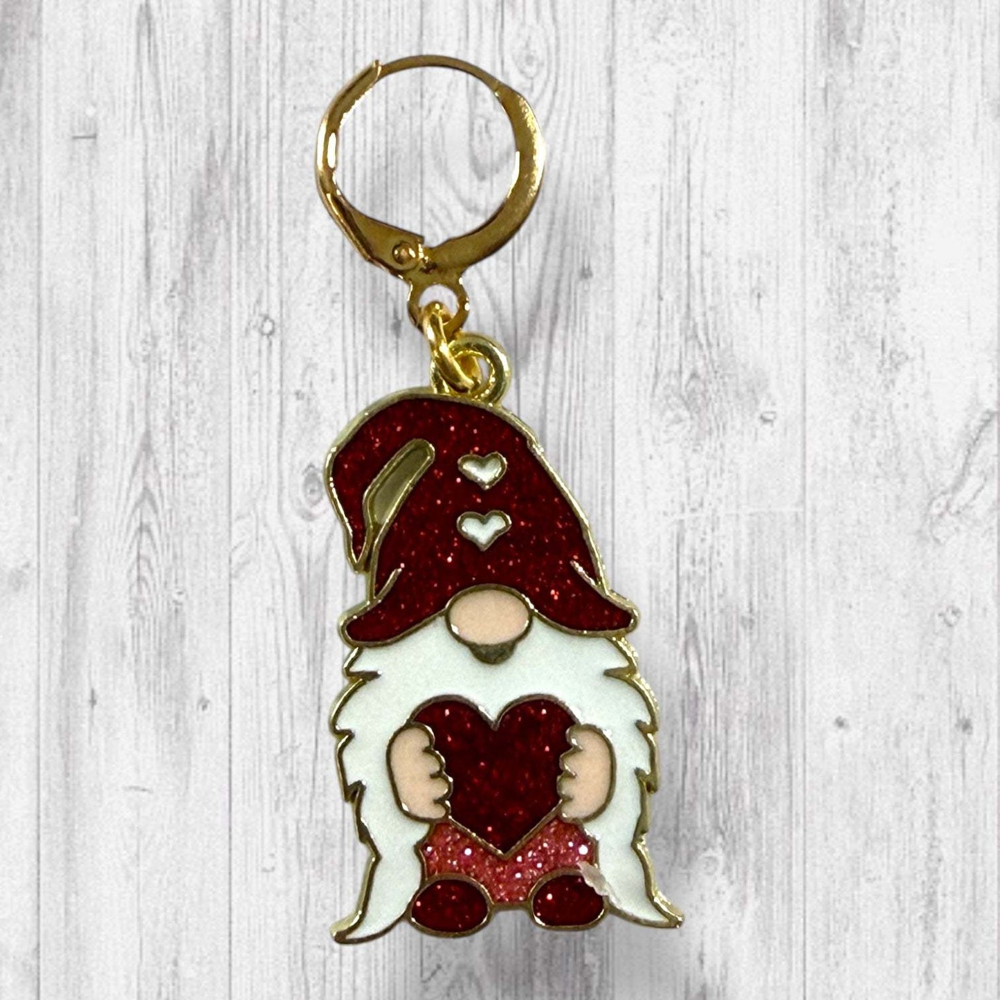 Gnomebody Loves You Like I Do Progress and Stitch Markers ❣️