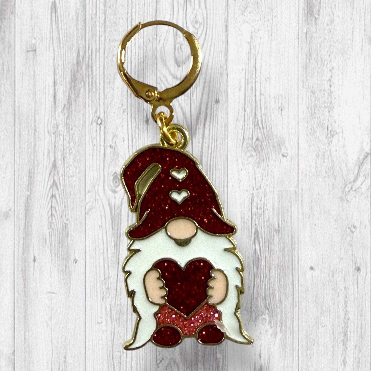 Gnomebody Loves You Like I Do Progress and Stitch Markers