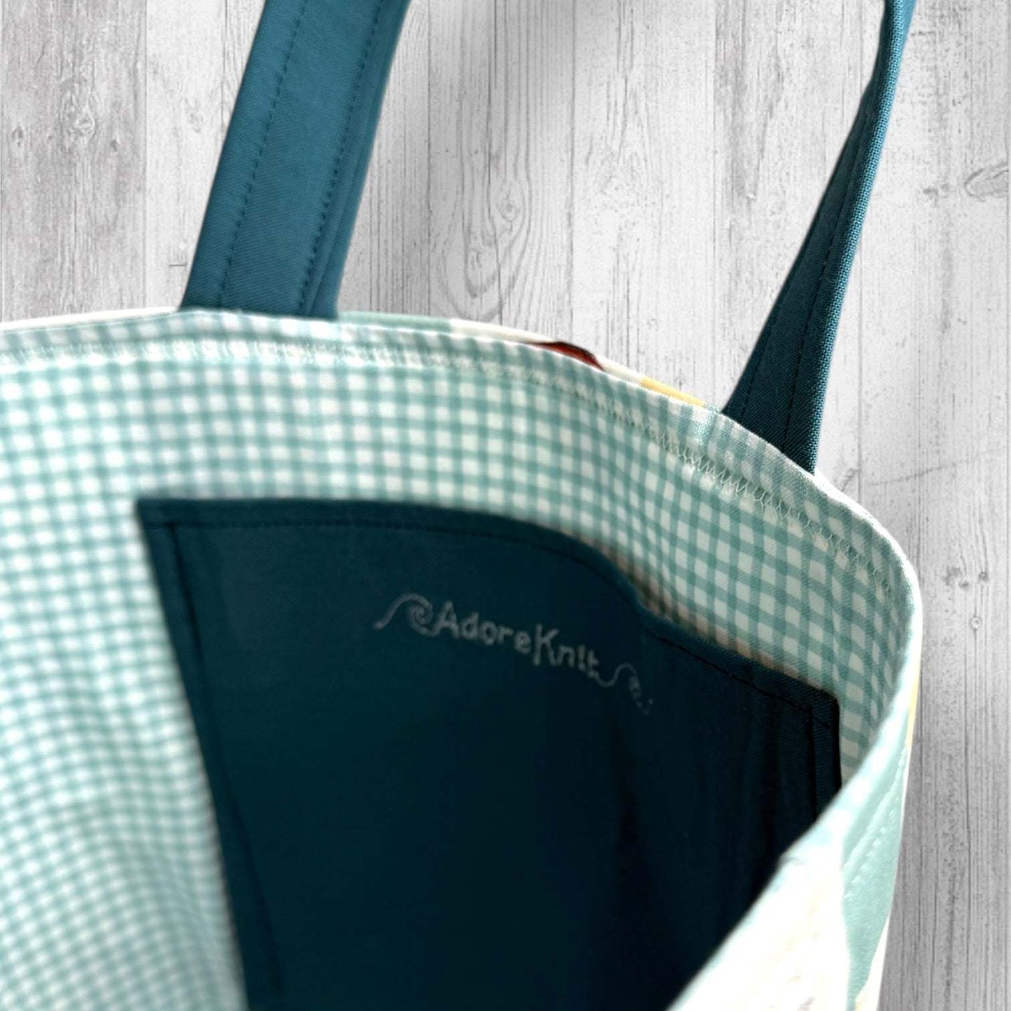 Feathered Fury Knitting Project Bag | Funny Bird Yarn Bag