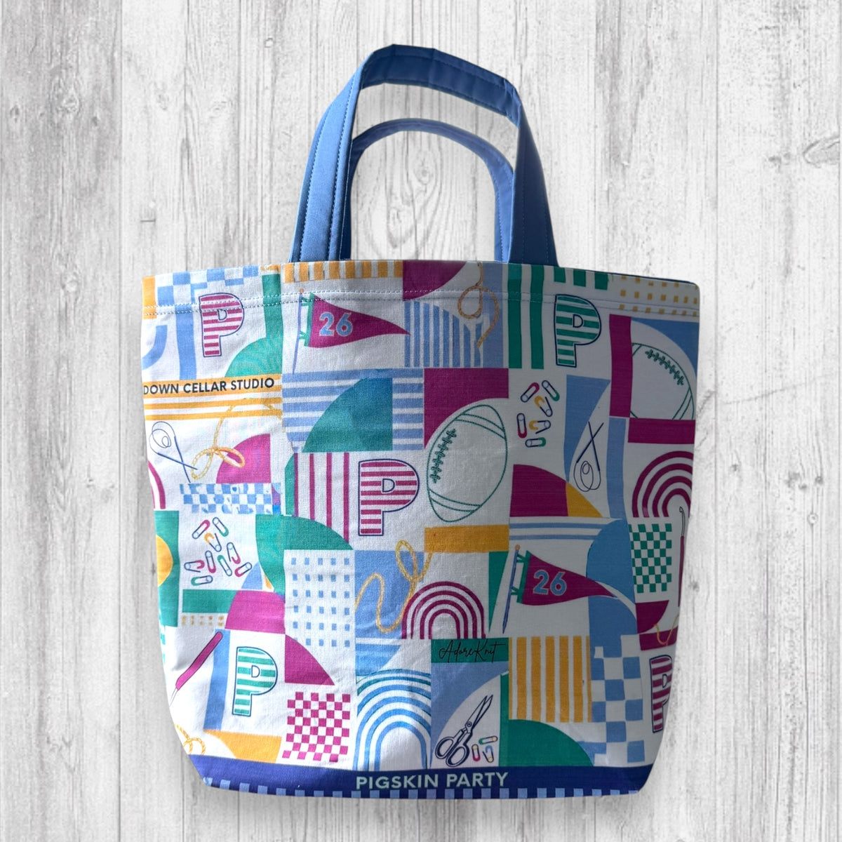 AdoreKnit 2026 Exclusive Pigskin Party Tote Bags