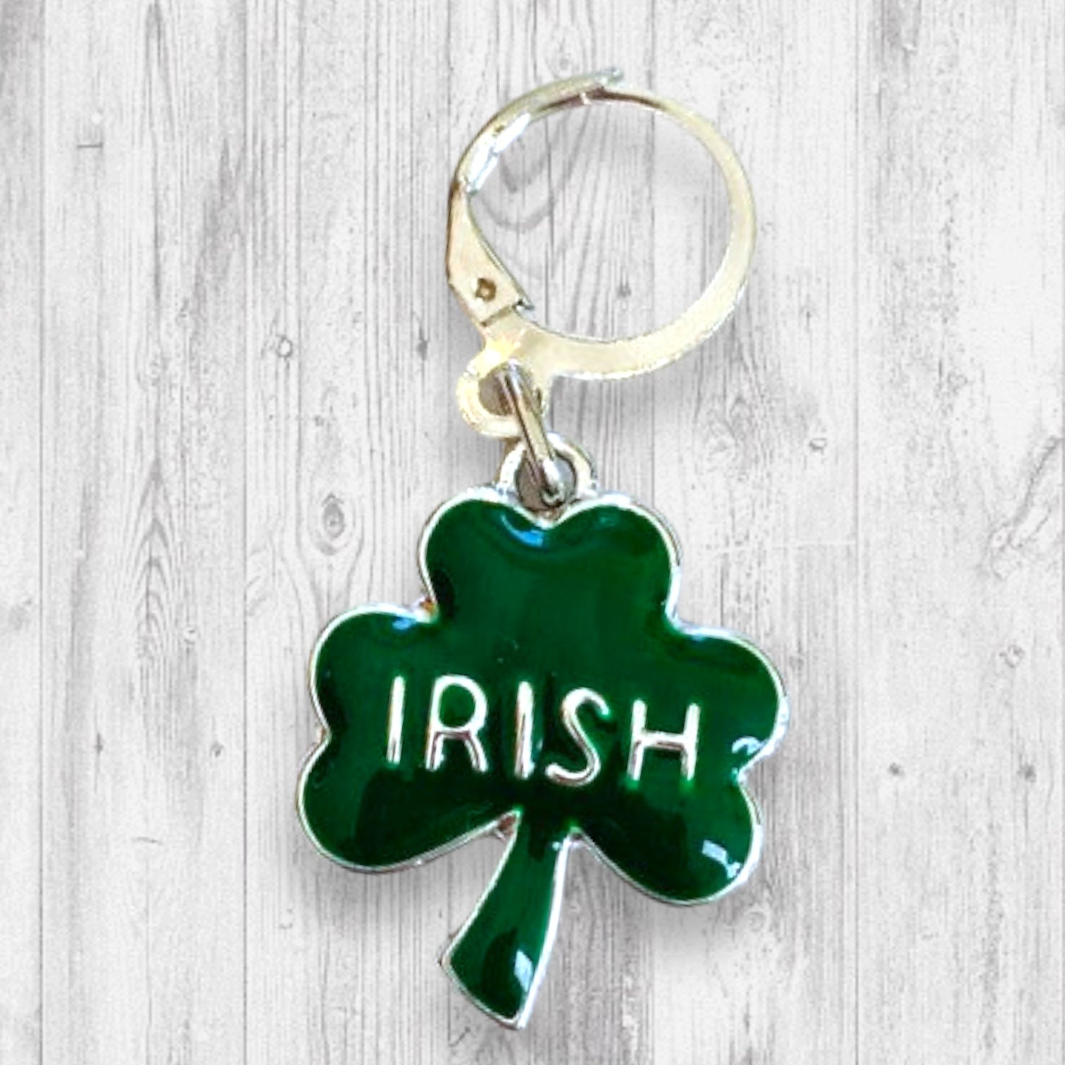 Irish Flag St. Patrick's Day Progress and Stitch Markers - AdoreKnit