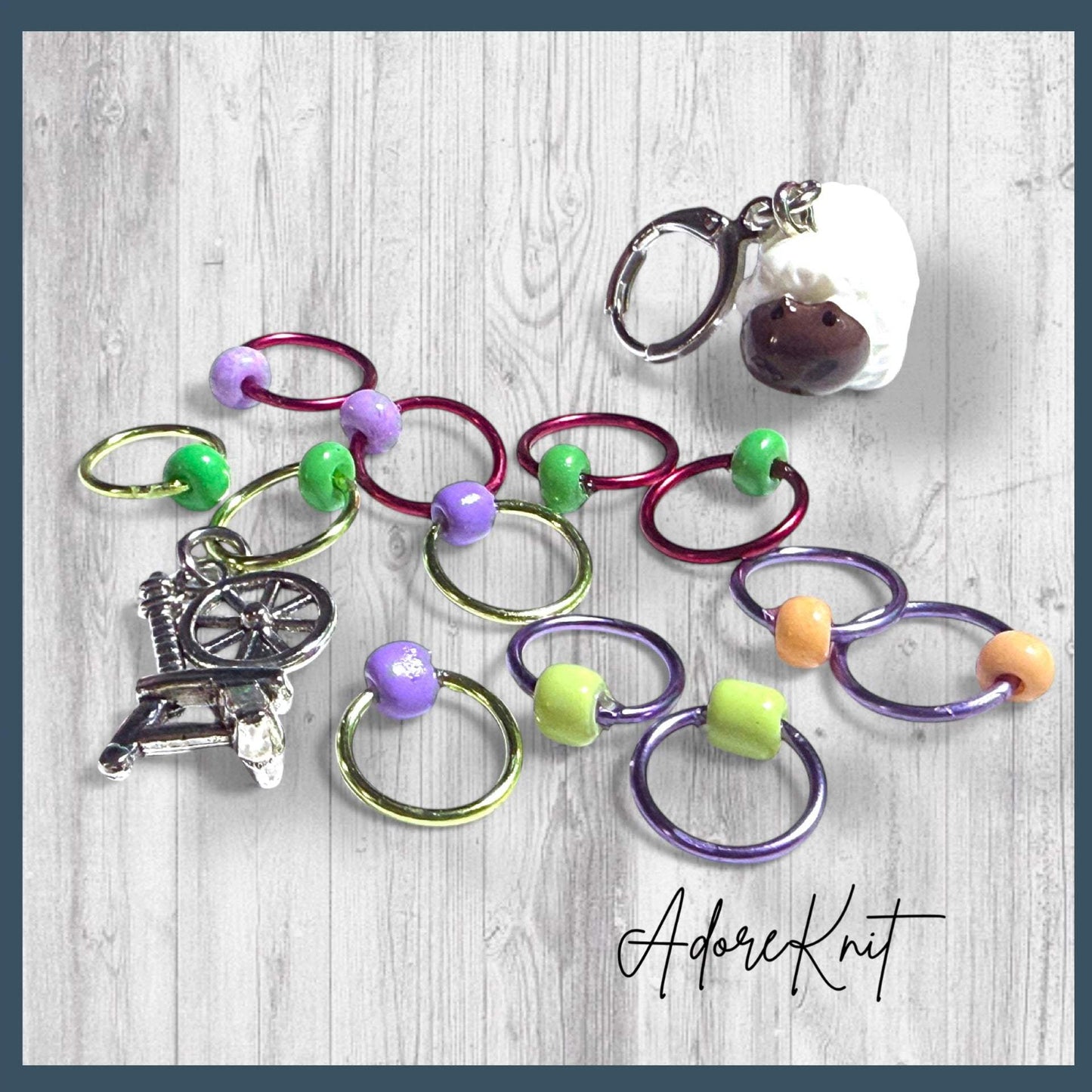 Ewe Made This Happen Progress and Stitch Markers