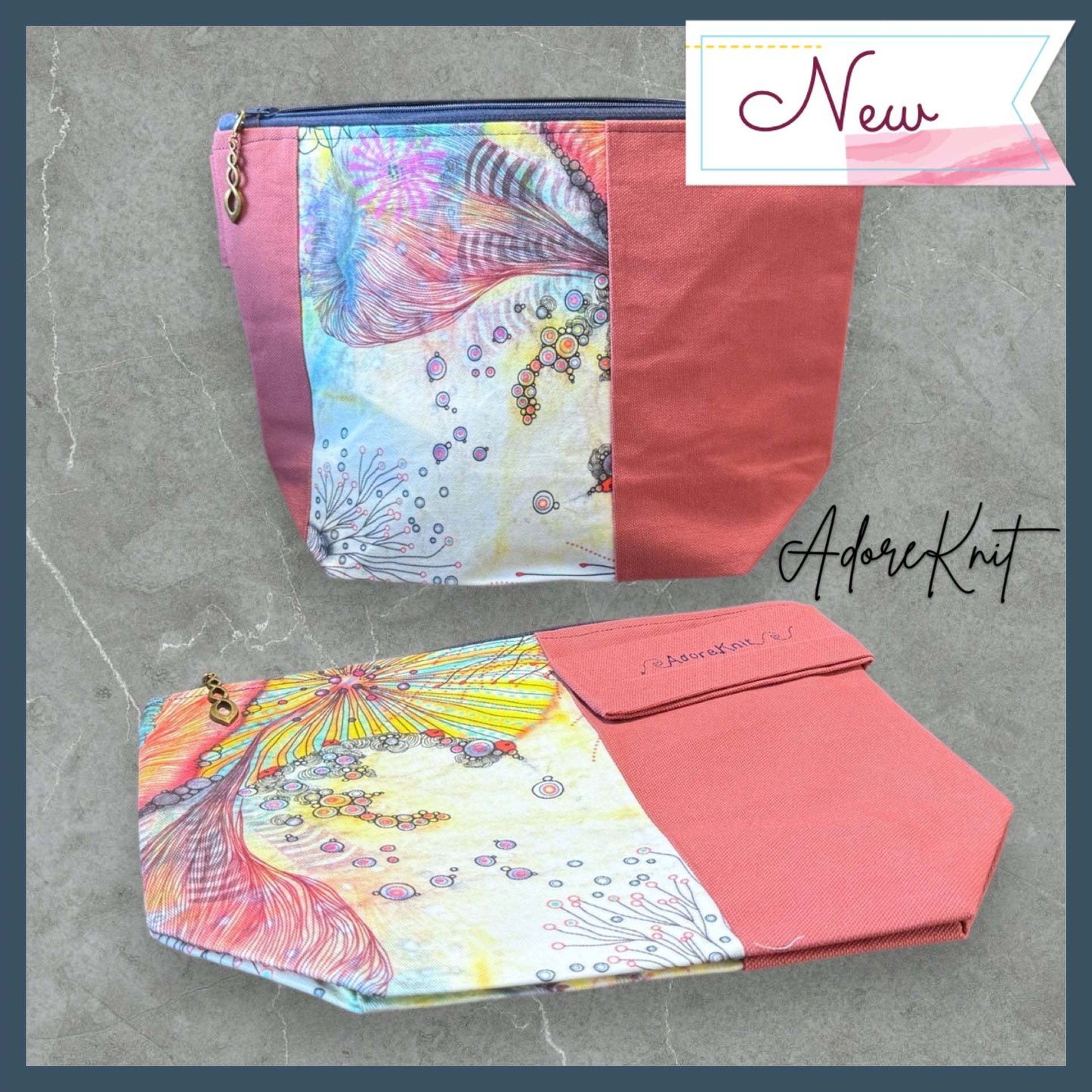 Genetic Divergence w Rose Canvas Project Bag