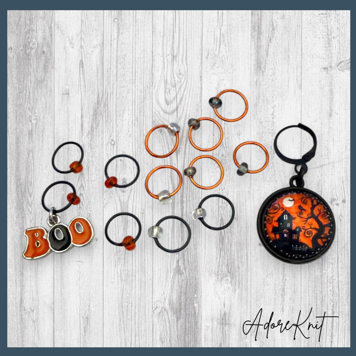 Haunt Sweet Haunt Progress and Stitch Marker Set
