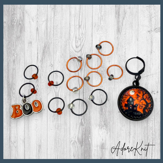 Haunt Sweet Haunt Progress and Stitch Marker Set