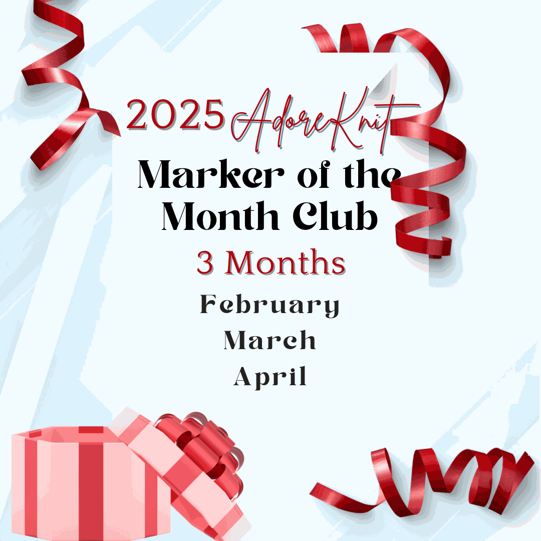 2025 Progress Markers of the Month Club, a monthly surprise set of five progress markers