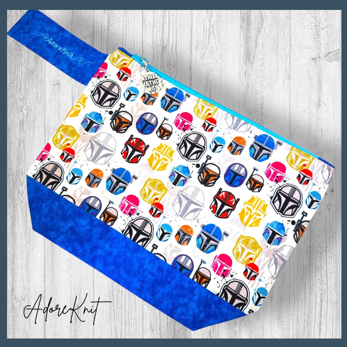 This Is the Way (to Finish It) Project Bag | Zippered Bag | May the Force 2026 Collection