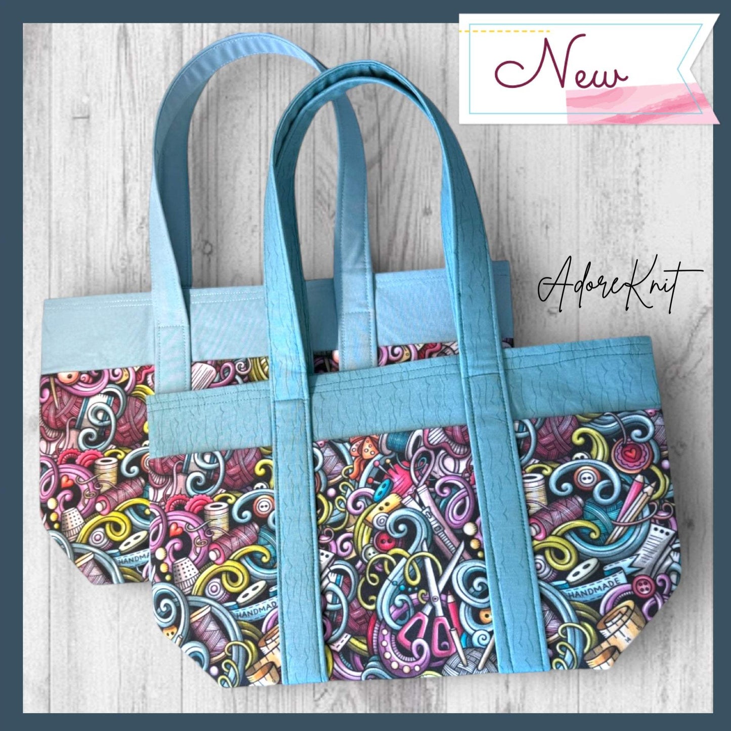 Stitchcraft and Scribbles Project Bag