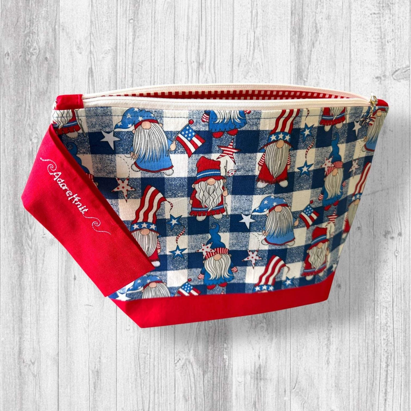 Red White and GNOME Project Bag