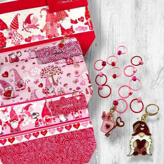 Gnomebody Loves You Like I Do Progress and Stitch Markers