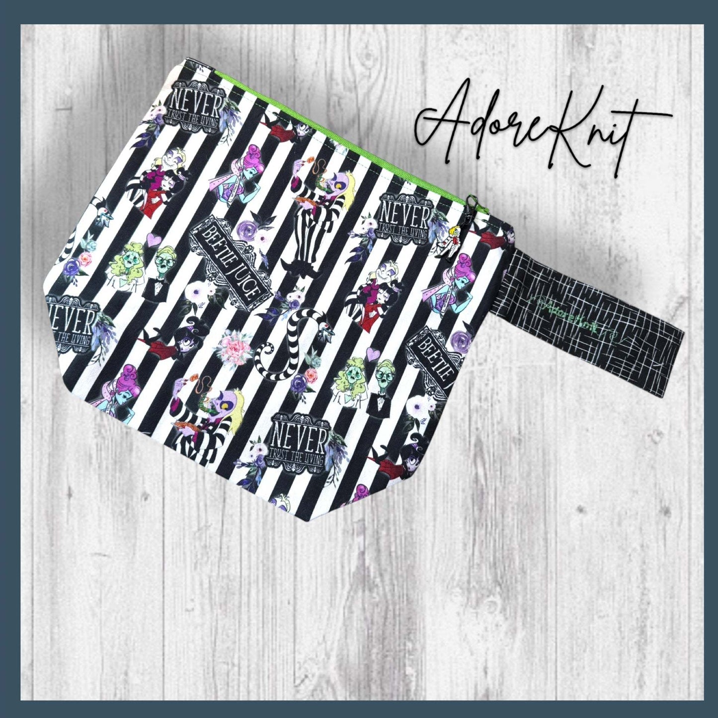 Beetlejuice Stripes Project Bag