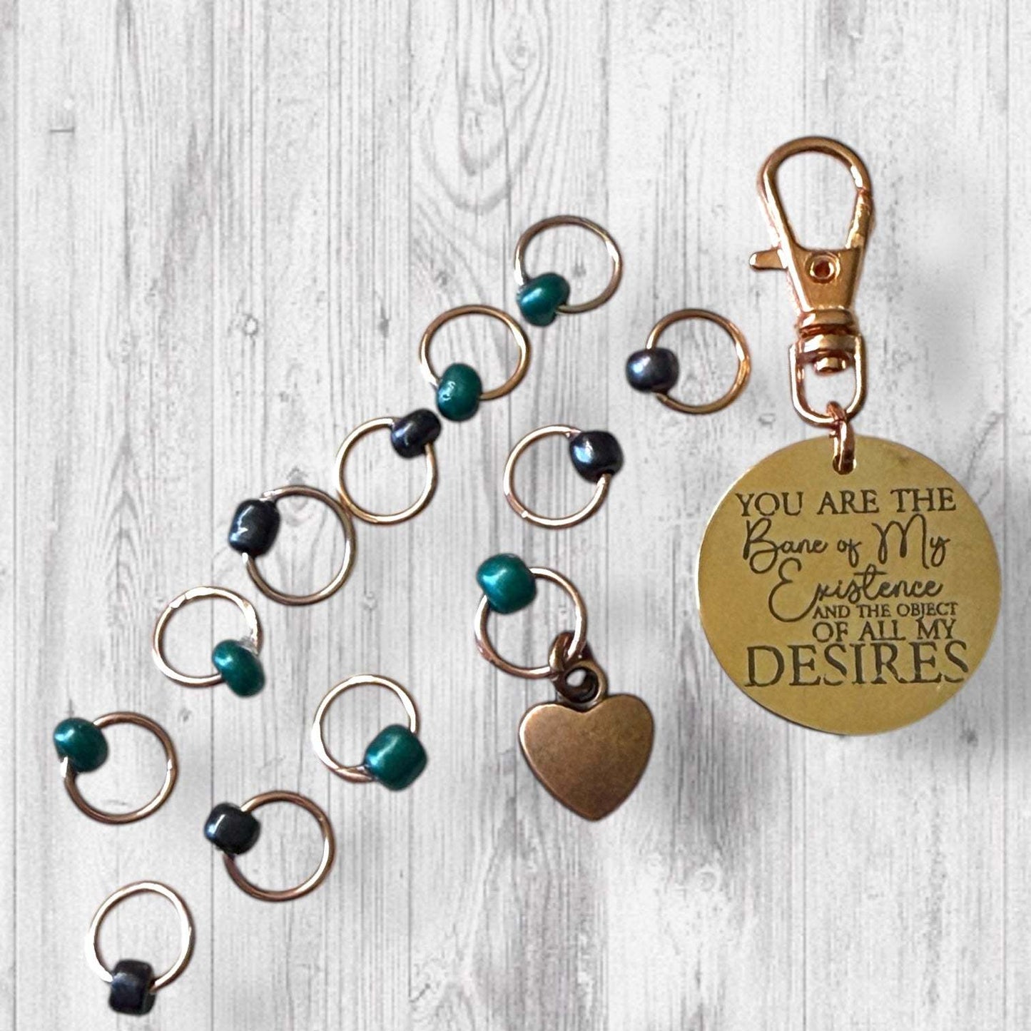 Bane of My Existence Progress and Stitch Markers