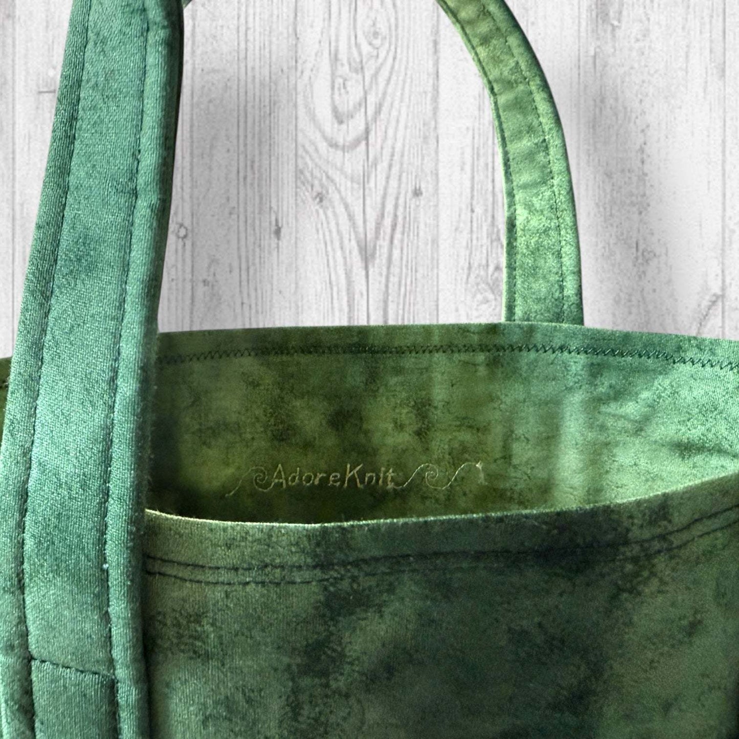 Moonlit Winter Village Project Bag