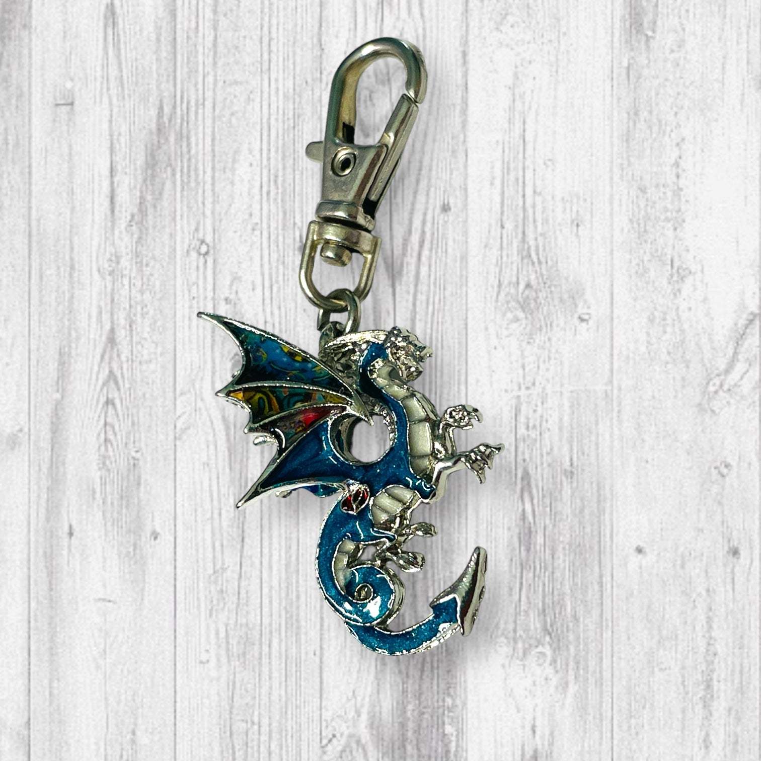 Dragons Exist Progress and Stitch Markers blue - AdoreKnit