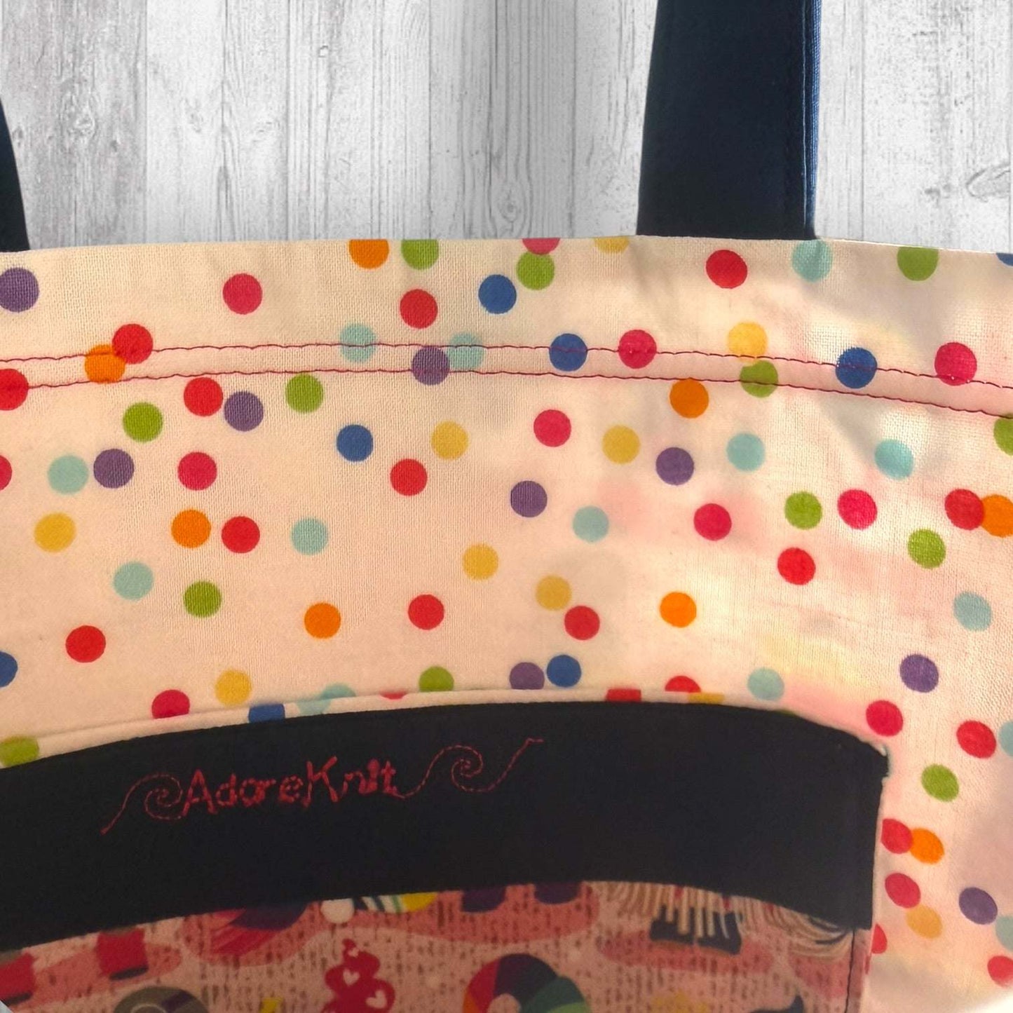 Choose Happy Gnomes Project Bag