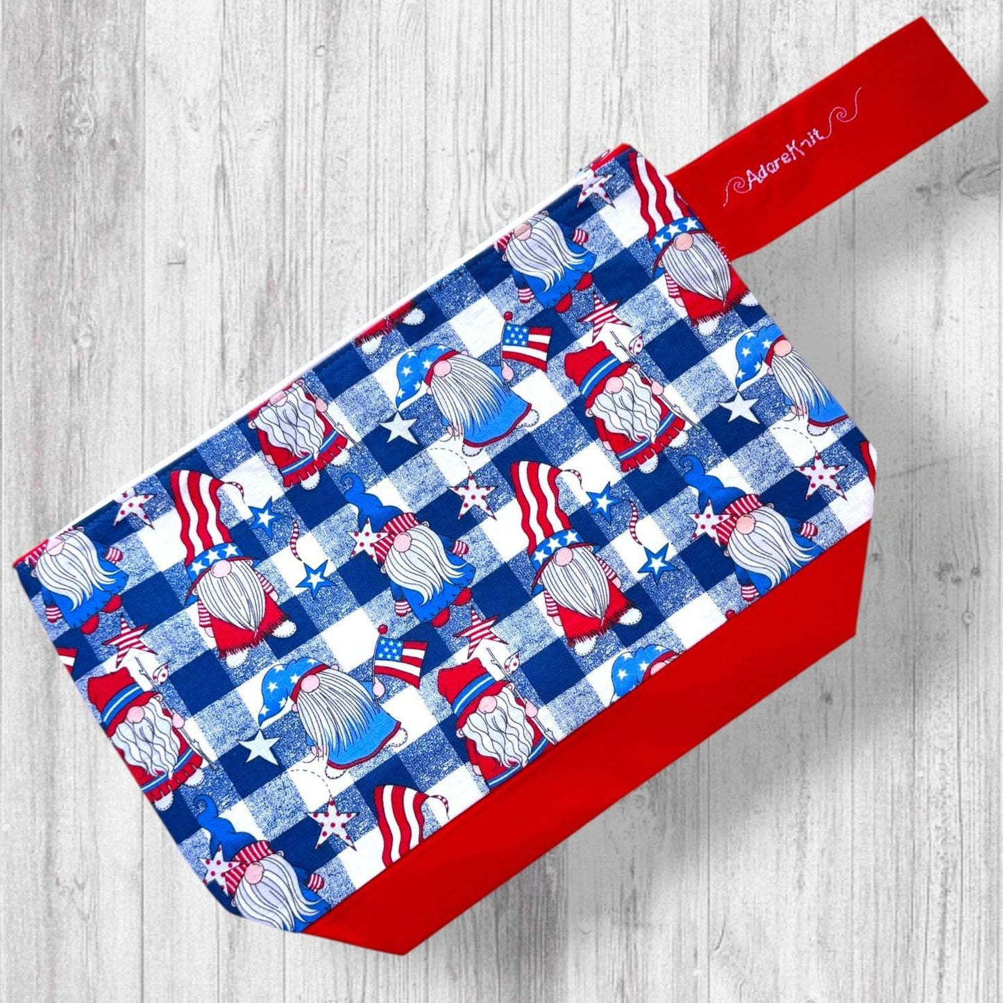 Red White and GNOME Project Bag