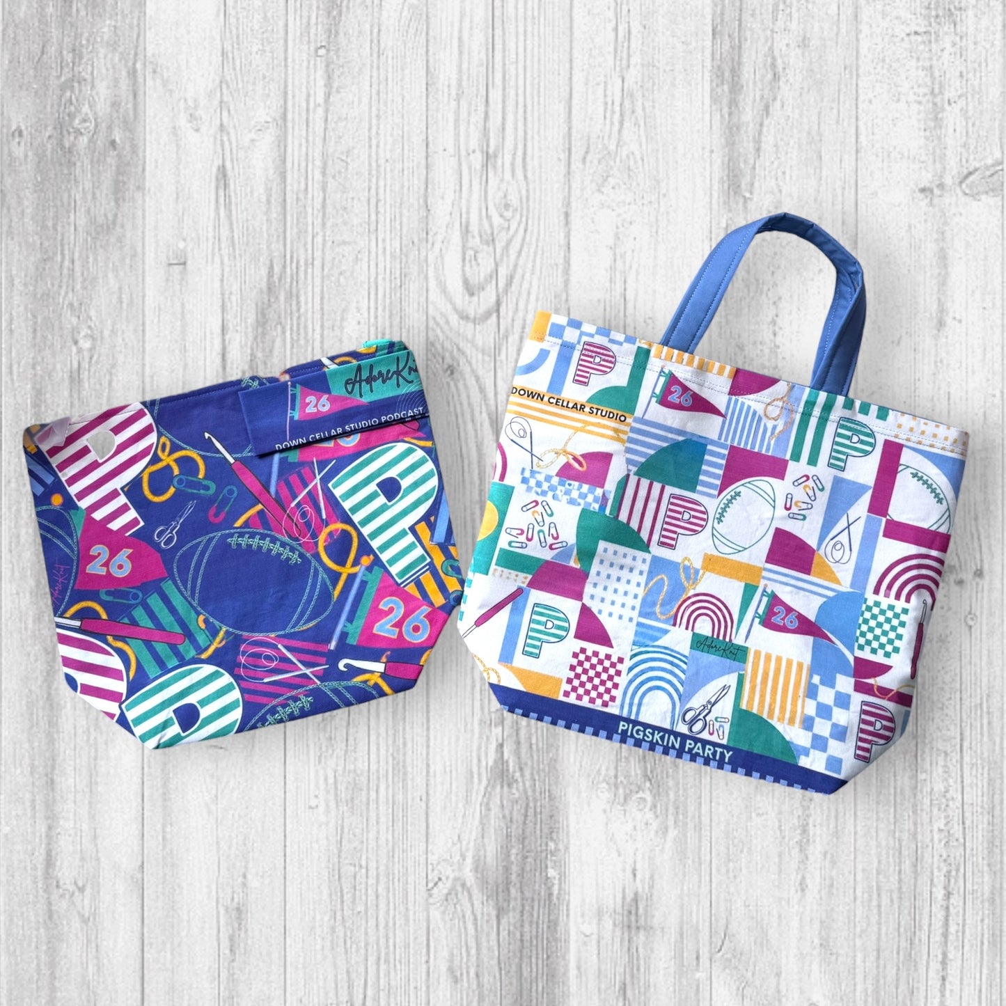 AdoreKnit 2026 Exclusive Pigskin Party Tote Bags
