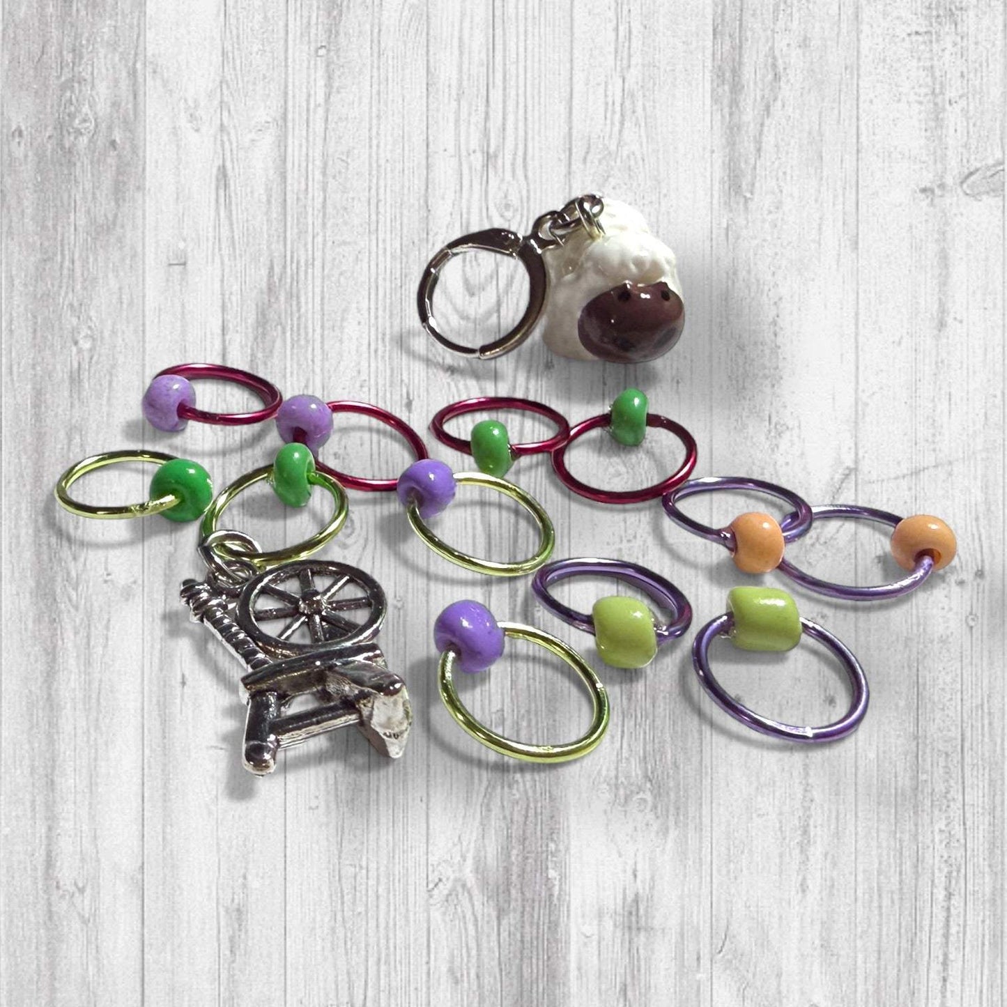 Ewe Made This Happen Progress and Stitch Markers