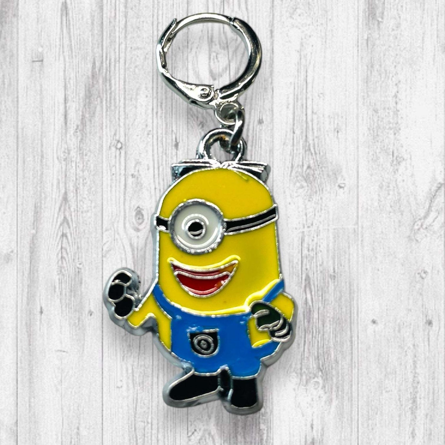 Singing Minion Progress and Stitch Markers