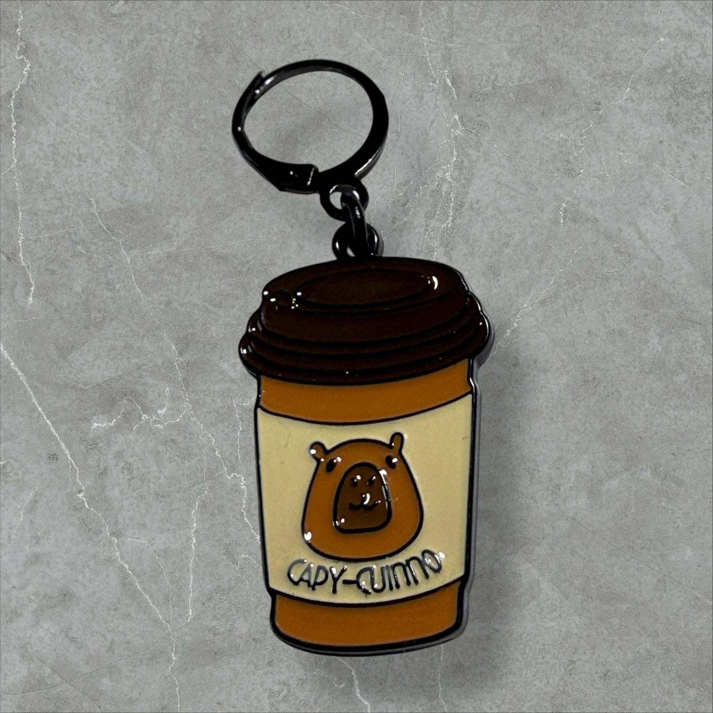 Don't Worry Be Capy | Café Bara Progress and Stitch Marker Set