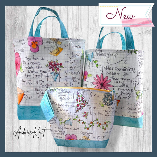 The Limit Does Not Exist (for my yarn stash) Project Bag