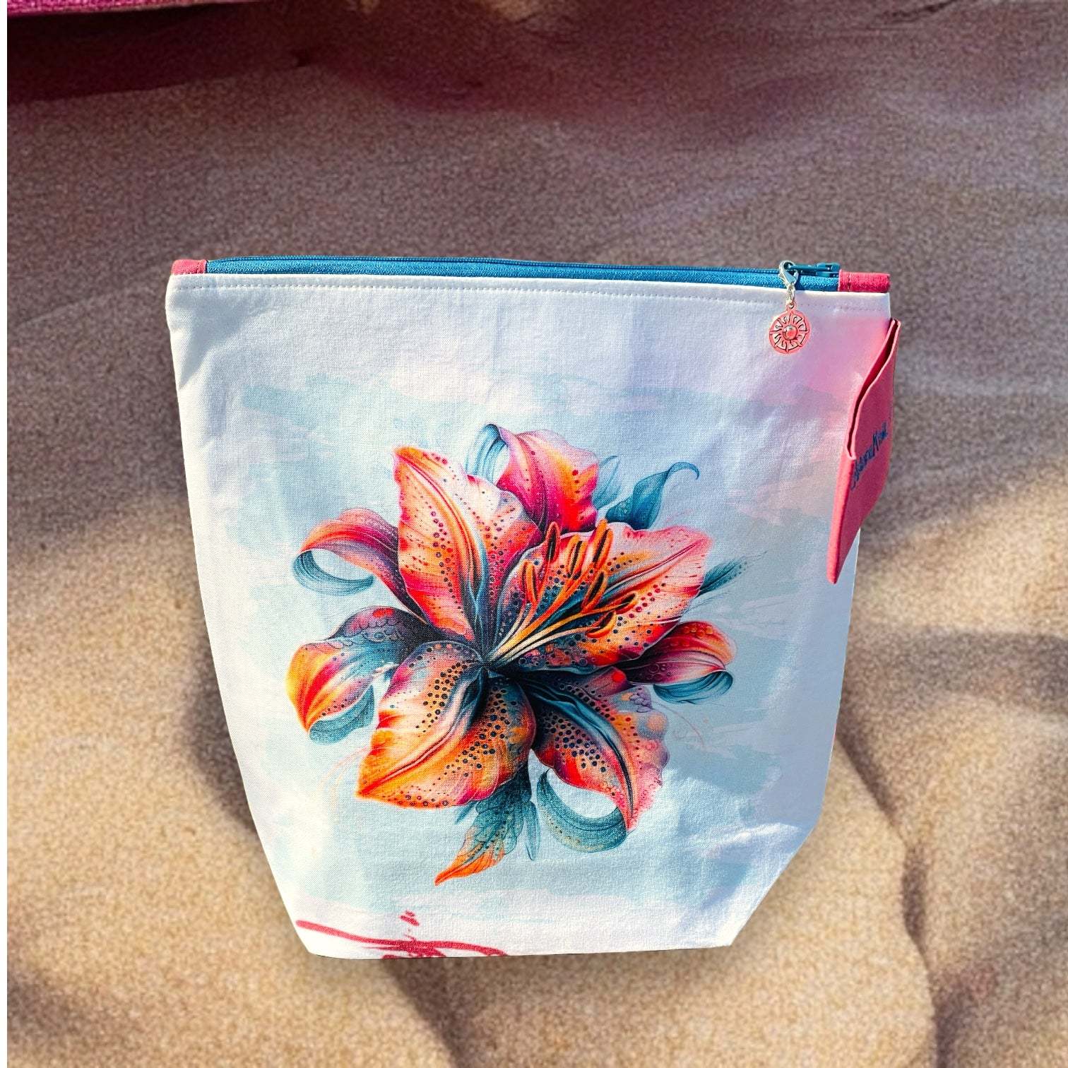 Stargazer Lily Project Bag - AdoreKnit