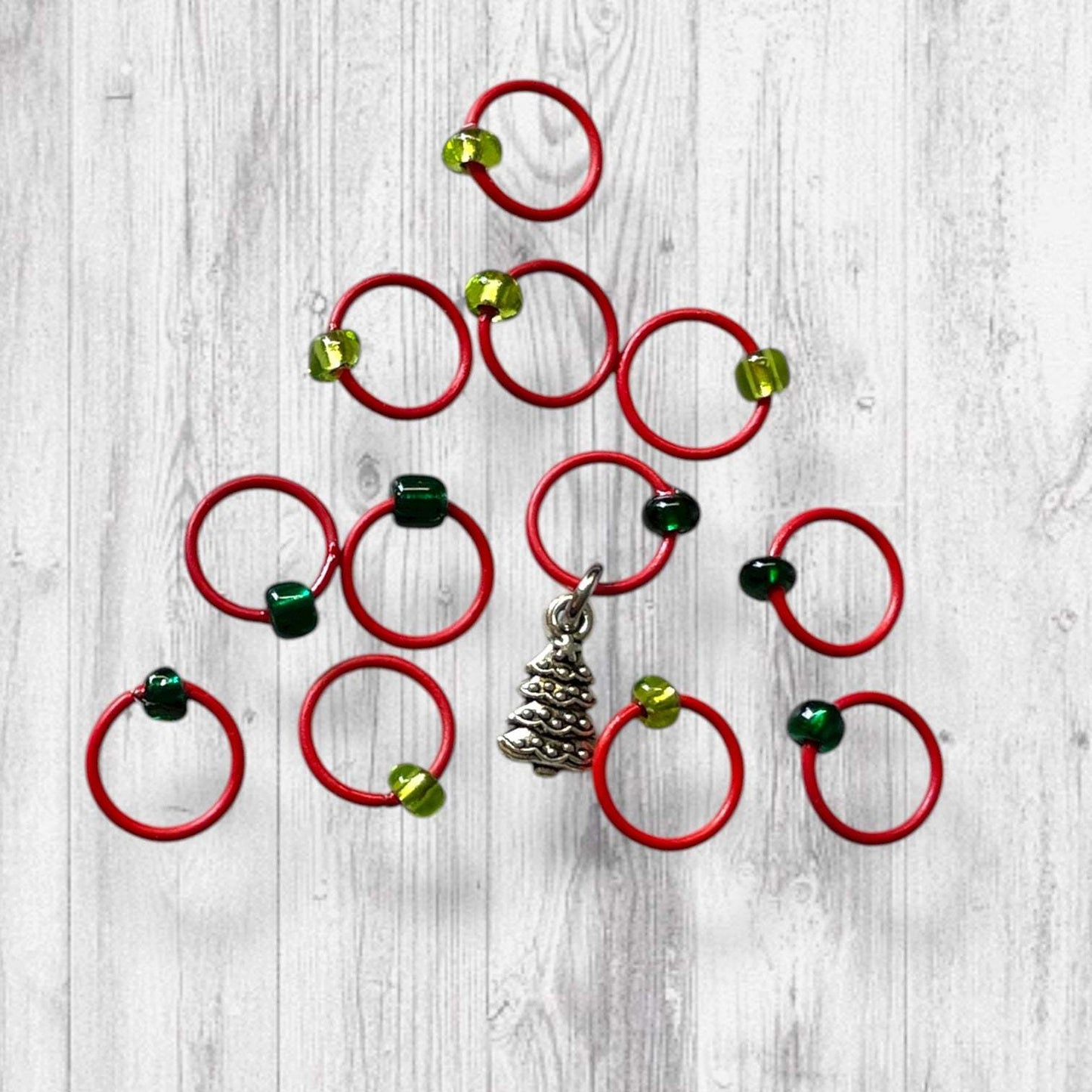 Guaranteed by Christmas Eve! Progress and Stitch Markers