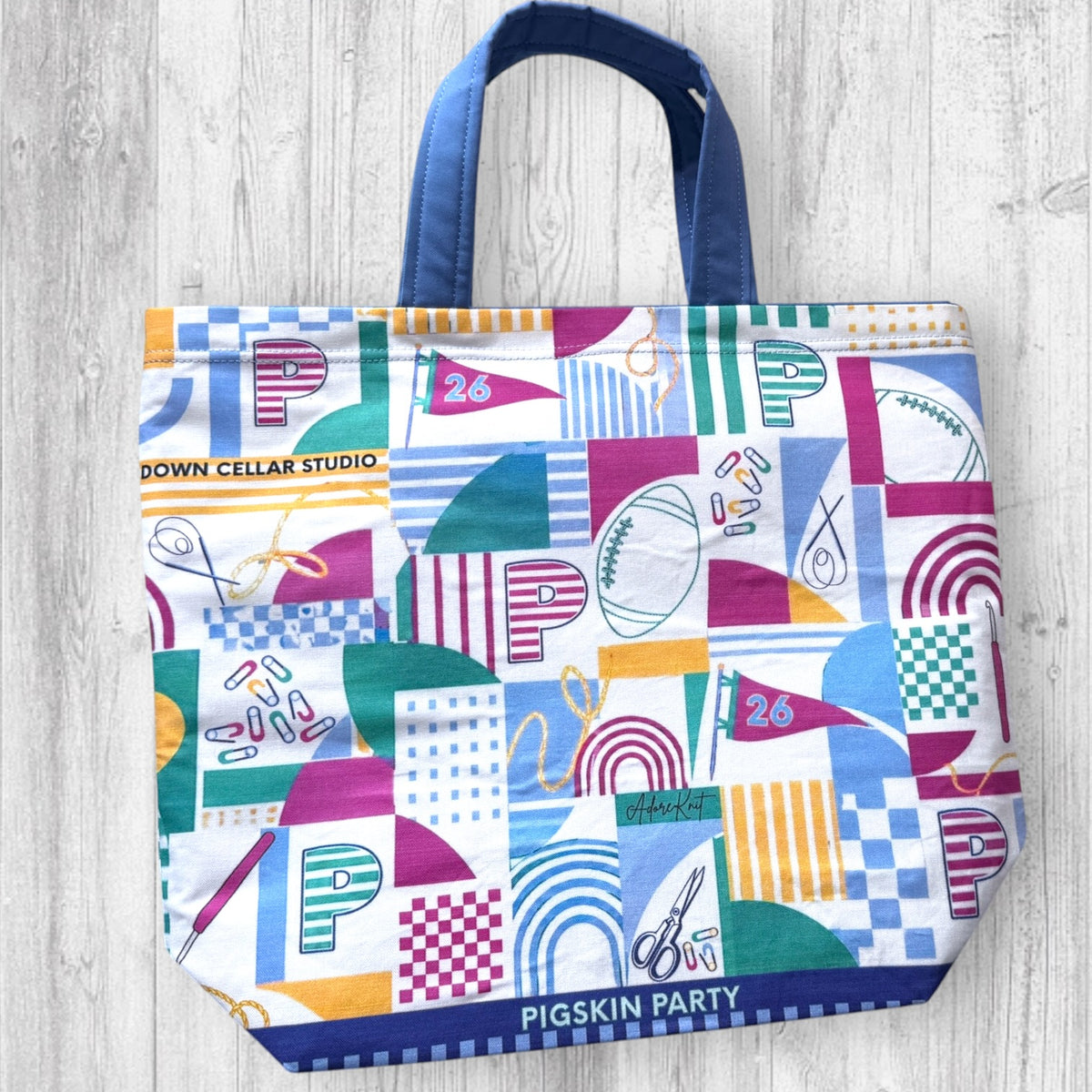AdoreKnit 2026 Exclusive Pigskin Party Tote Bags