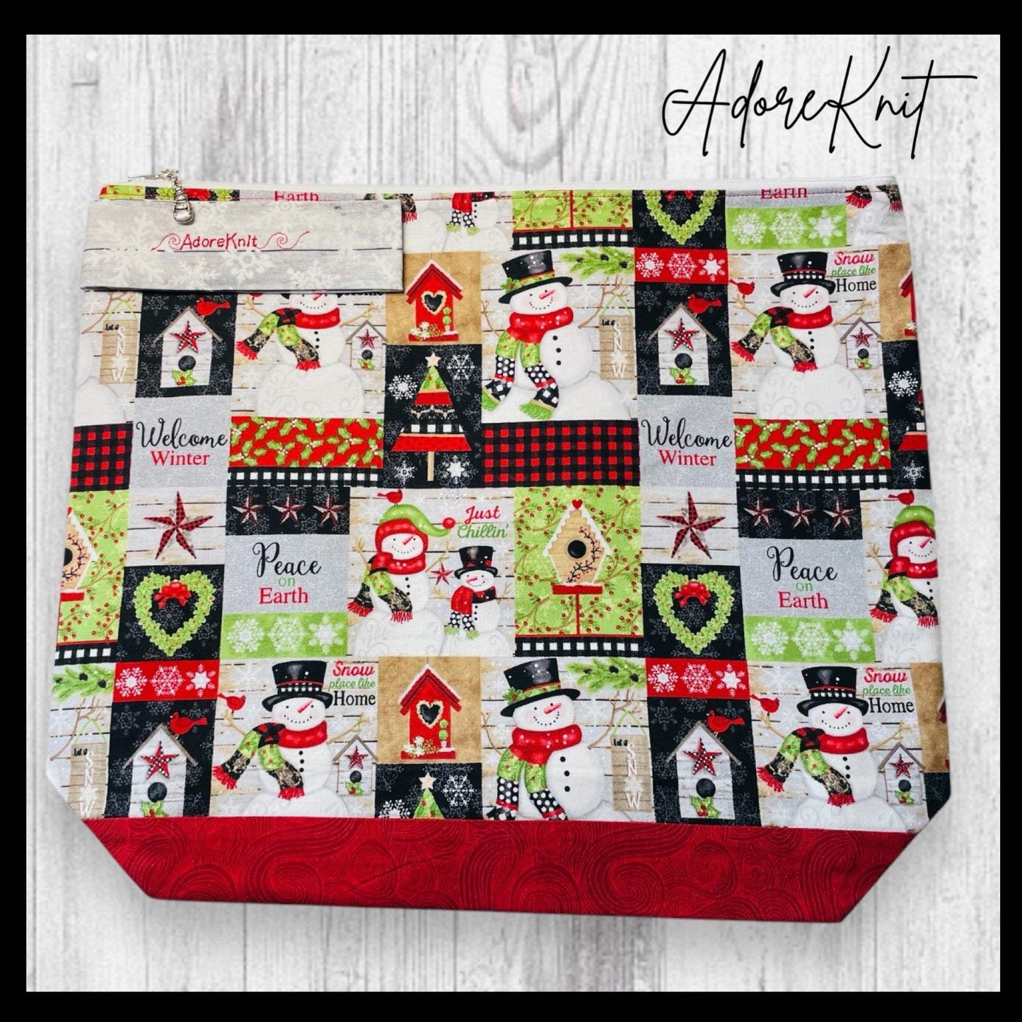 Snowplace Like Home Project Bag