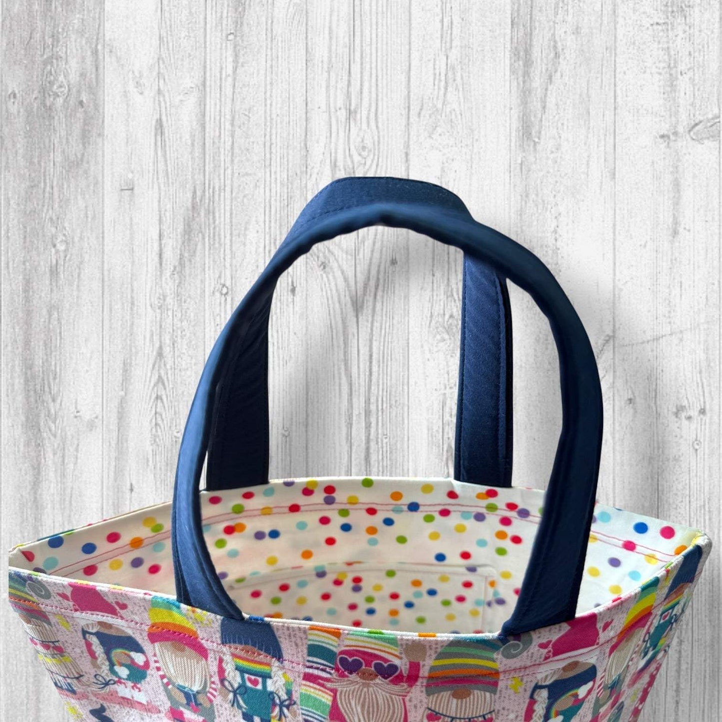 Choose Happy Gnomes Project Bag