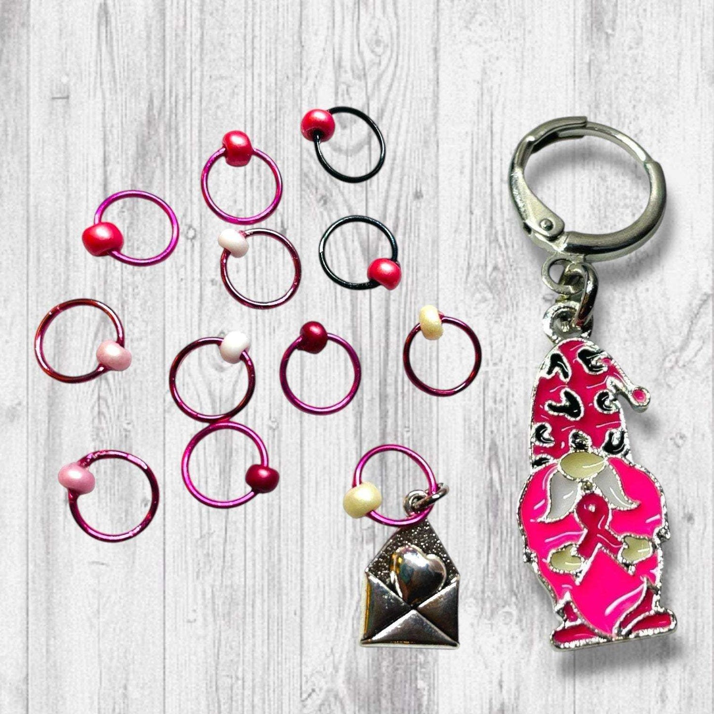 I'll love you gnome-atter what Progress and Stitch Markers