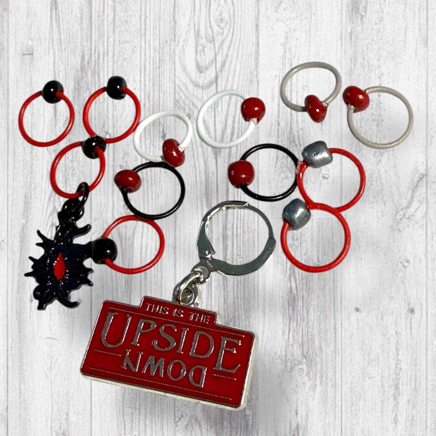 Telekinetic Hero Inspired Progress and Stitch Markers