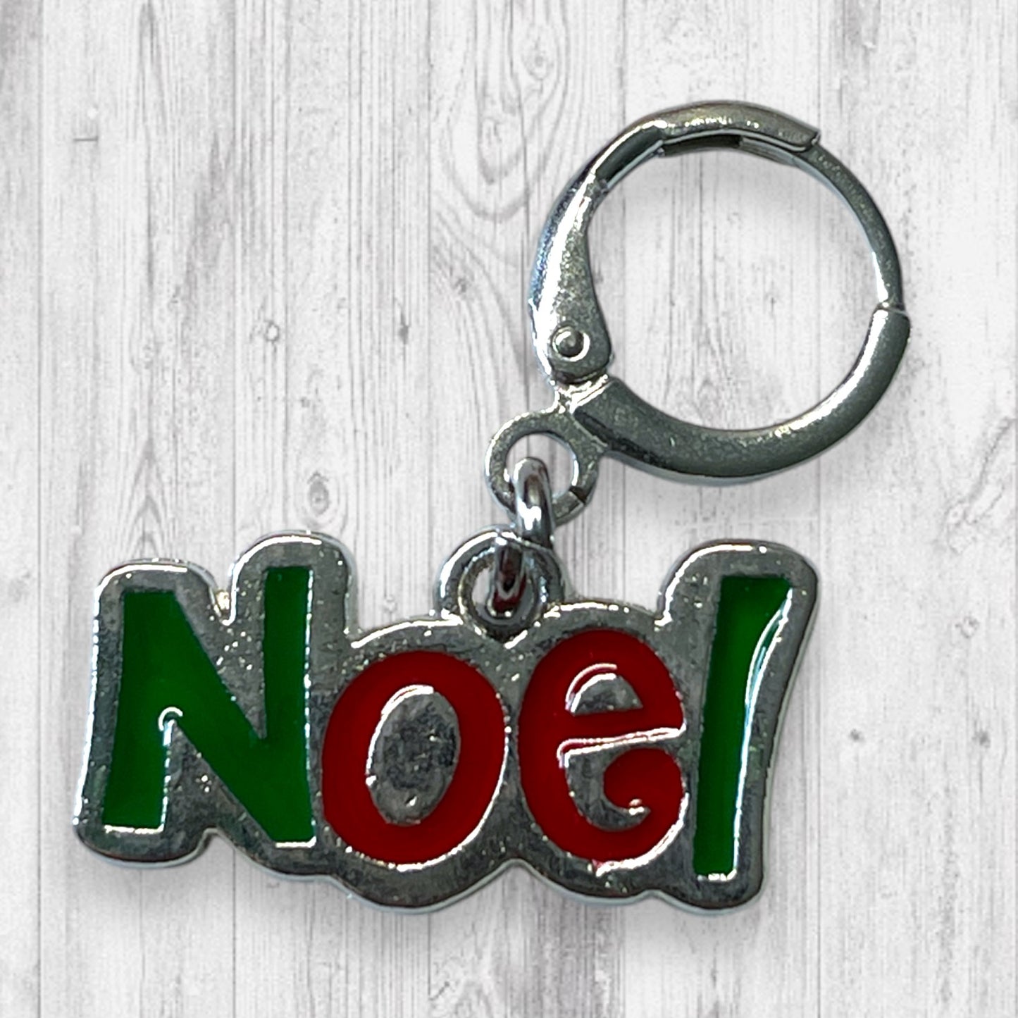 Noel Santa Progress and Stitch Markers