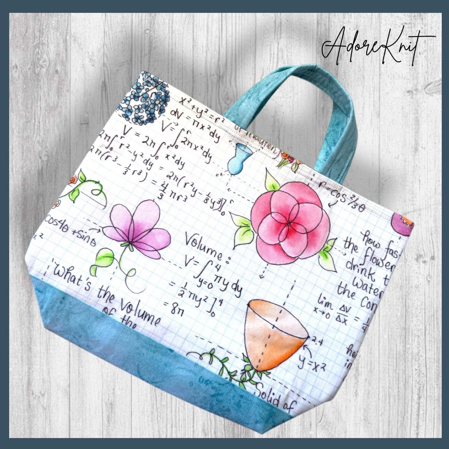 The Limit Does Not Exist (for my yarn stash) Project Bag