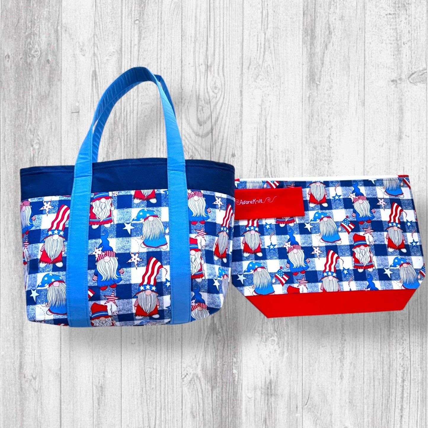 Red White and GNOME Project Bag