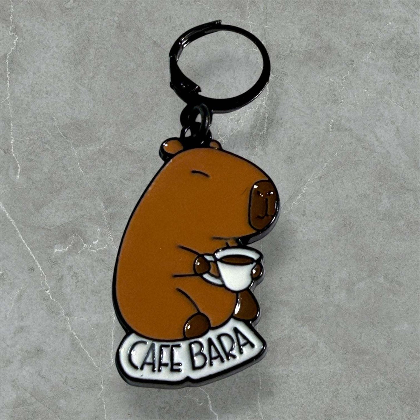 Don't Worry Be Capy | Café Bara Progress and Stitch Marker Set