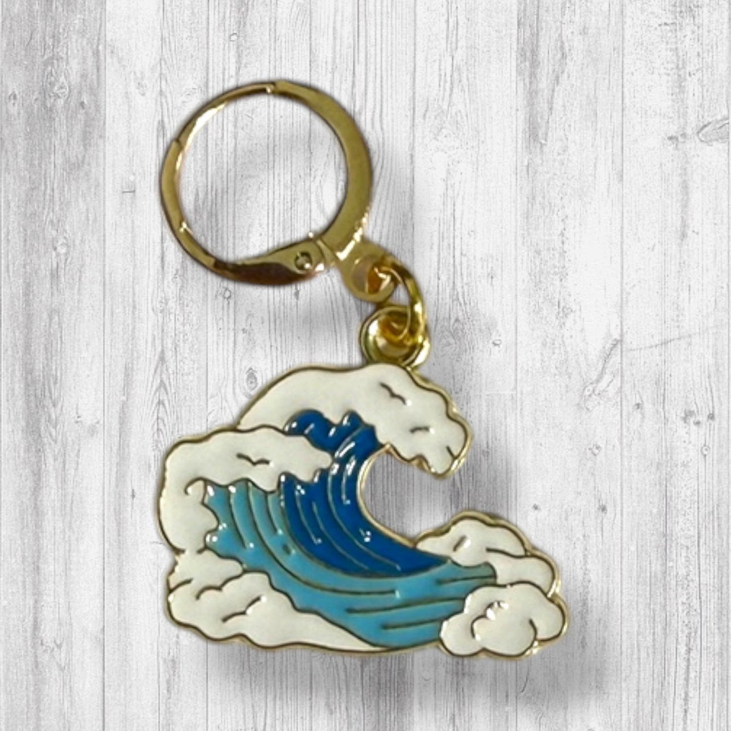 Sea Breeze Progress & Stitch Markers | Coastal Cast Ons Knitting Markers