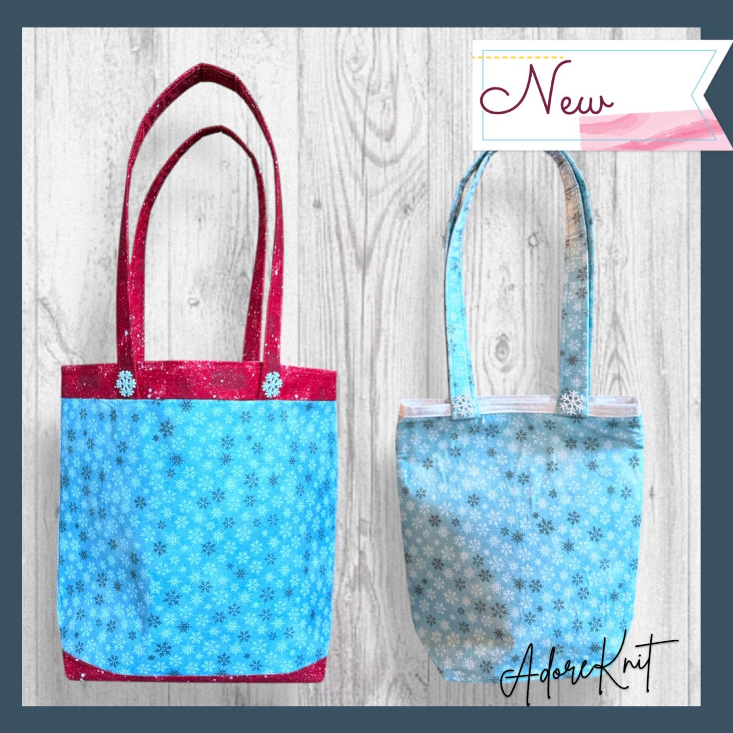 Frost Kissed Sparkles Project Bag