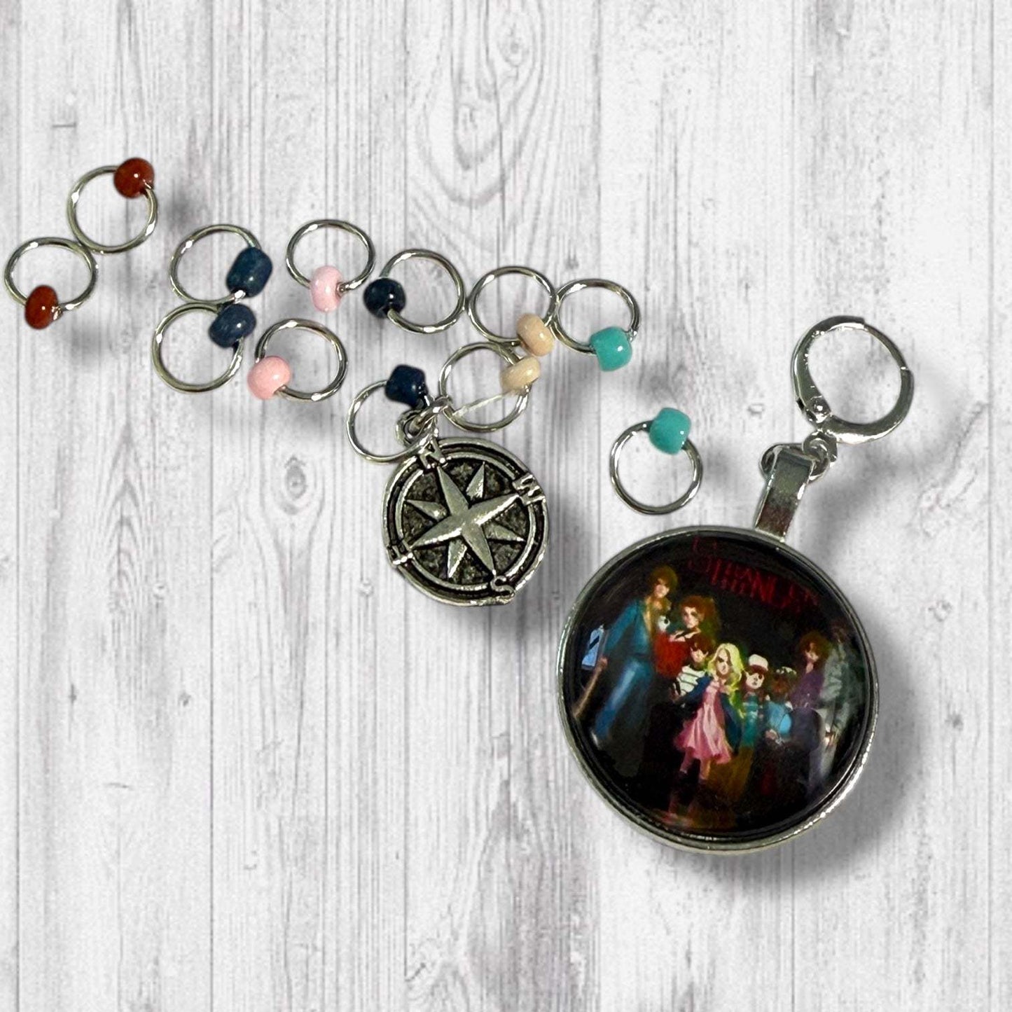 Friends Don't Lie Progress and Stitch Markers