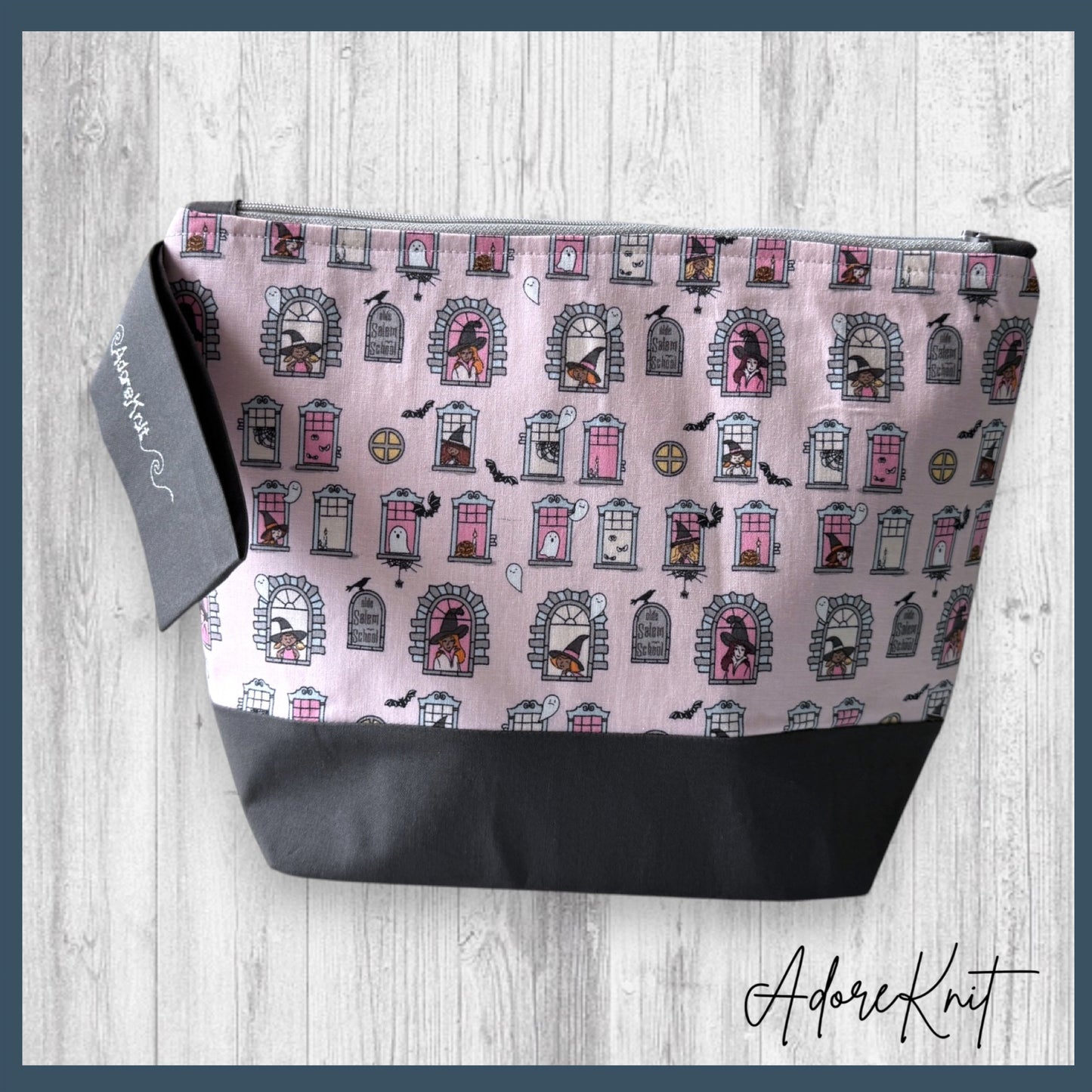 The Witching Hour Curriculum: Dormitory 13 Knitting Project Bag | AdoreKnit