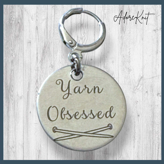 Top Knot Yarn Obsessed Sheep Progress and Stitch Markers