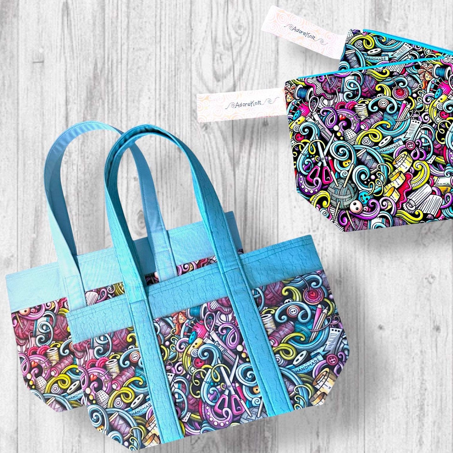 Stitchcraft and Scribbles Project Bag