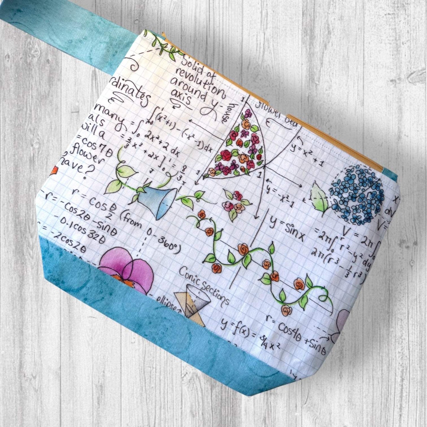 The Limit Does Not Exist (for my yarn stash) Project Bag