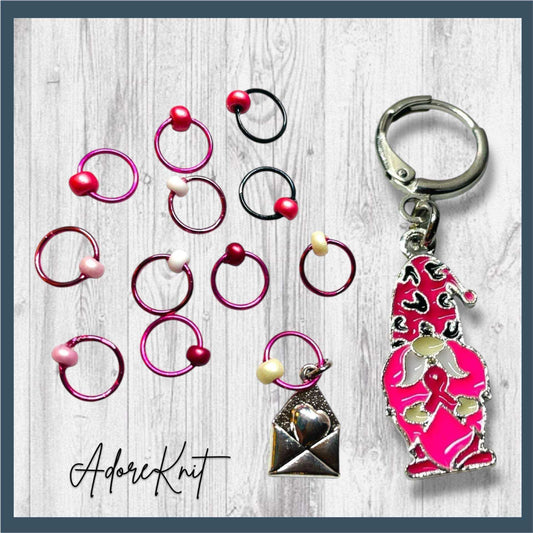 I'll love you gnome-atter what Progress and Stitch Markers